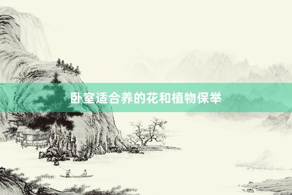 卧室适合养的花和植物保举